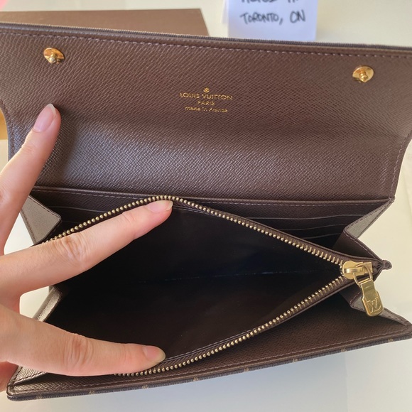 SOLD❌ Louis Vuitton Mini Lin Sarah Wallet - Picture 8 of 13